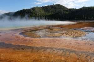Yellowstone vista su grand prismatic