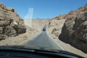 Death valley strada panoramica