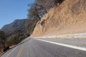Sequoia national park strada