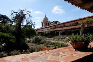 Il giardino della missione di Carmel California