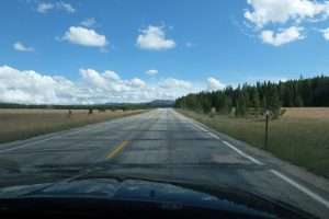 Wyoming on the road