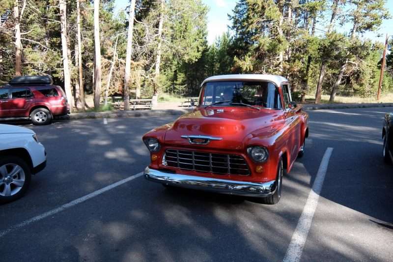 Yellowstone auto vintage