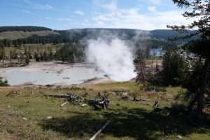 Geyser di fango a Yellowstone