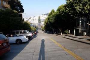 San Fransisco strade in discesa