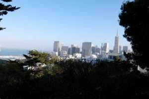 San Francisco vista sulla downtown