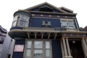 San Francisco Painted Ladies blu e viola