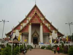 ayutthaya wat phra si sanphet facciata del tempio
