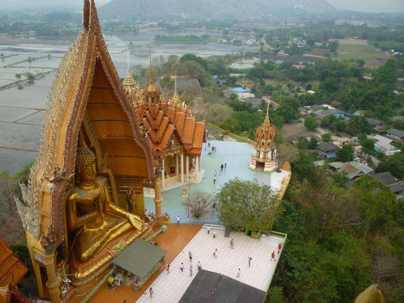 Panorama dal tempio cinese Wat Tham Khao Noi
