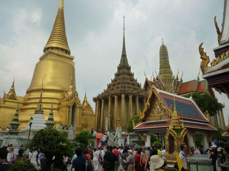 Phra Mondop e Chedi dorato