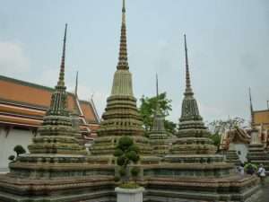 wat pho stupa decorati