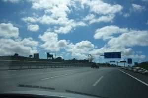 Autopista andalusa e sagoma toro