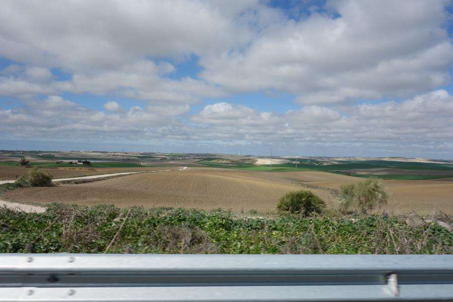 Panorami andalusi dall'autostrada