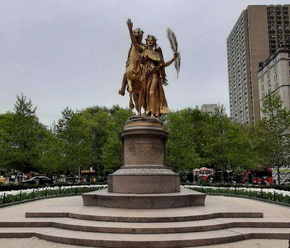 Central park Sherman memorial