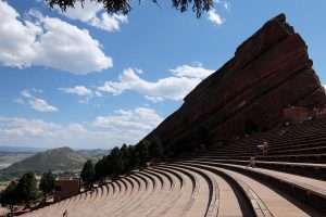 Red Rock Amphitheater gradinate Denver