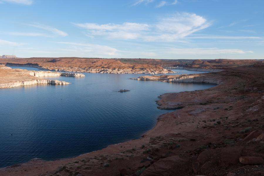 Lake Powell vista dall'alto