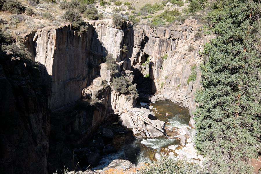 Shell Falls Bighorn national forest