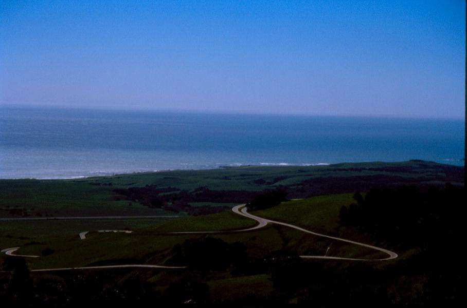 Vista panoramica da Hearst Castle