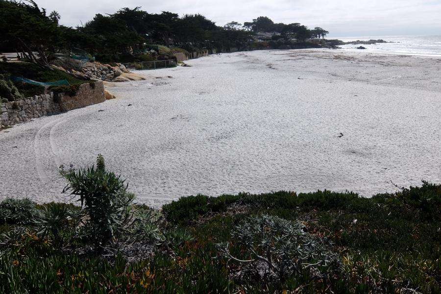 Carmel-by-the-Sea la spiaggia