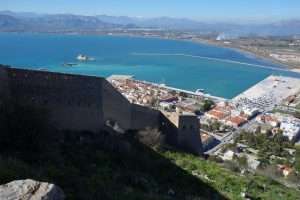 Nauplia da fortezza Palamidi