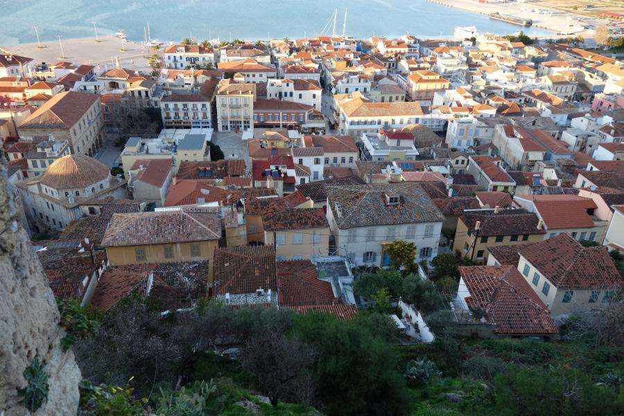 Nauplia vista sui tetti