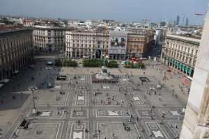 Piazza del Duomo dall'alto