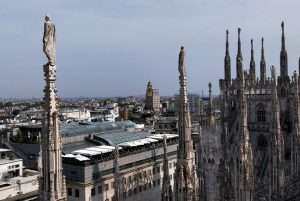 Panorama dal duomo di Milano