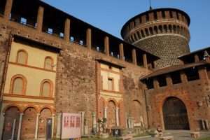Carmineto e torrione del castello sforzesco