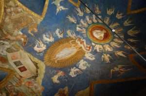 Affresco della Cappella ducale al castello sforzesco