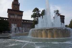 Fontana del castello sforzesco