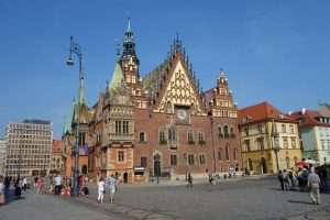Municipio vecchio sul rynek di Breslavia