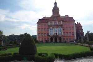 Facciata del Castello di Ksiaz Polonia
