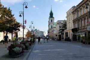 Strada reale Chiesa della Croce santa di Varsavia