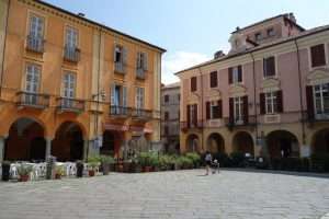 Biella piazza Cisterna in Piemonte