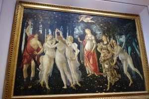 Primavera di Botticelli agli Uffizi