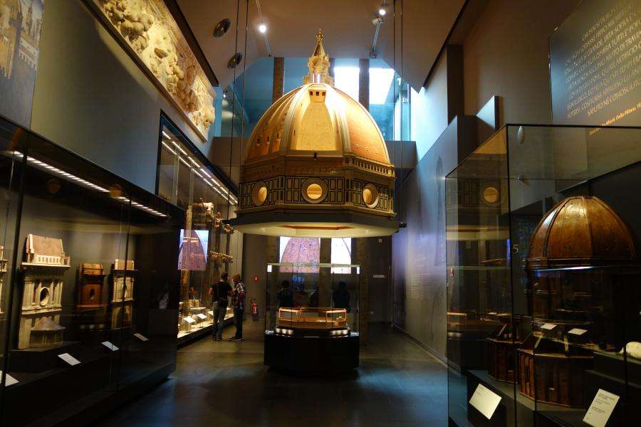 Modellino della cupola di Brunelleschi a Firenze