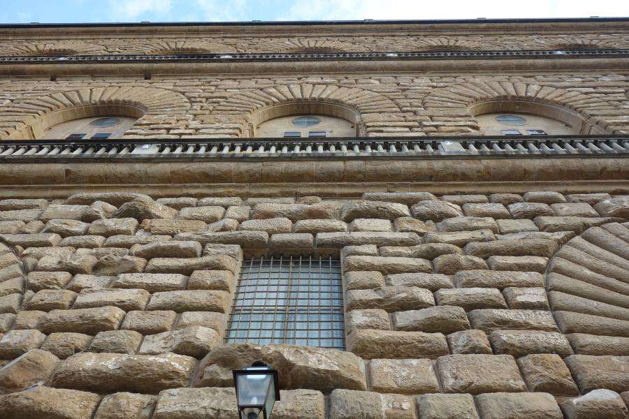 Bugnato della facciata di Palazzo Pitti