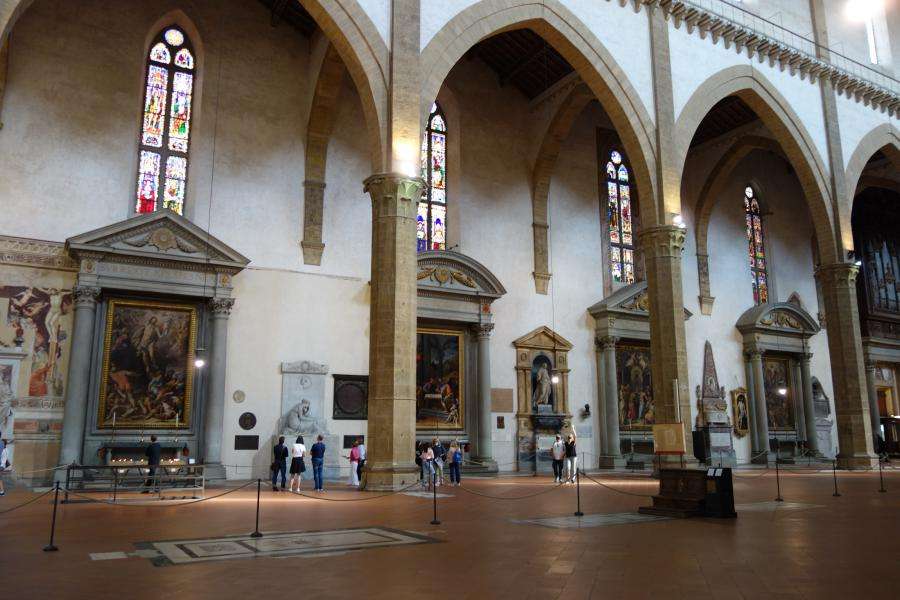 Santa Croce basilica di Firenze interno