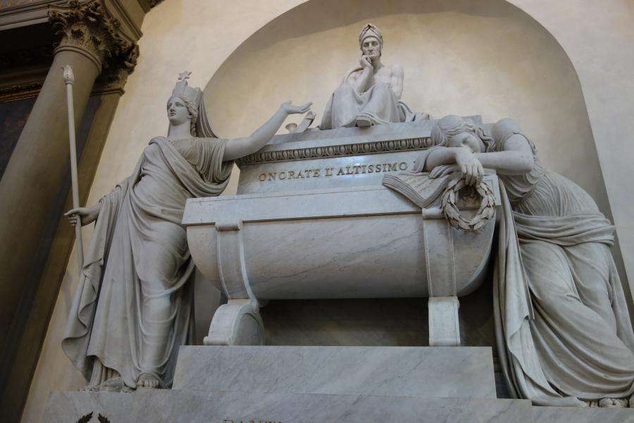Santa Croce cenotafio di Dante