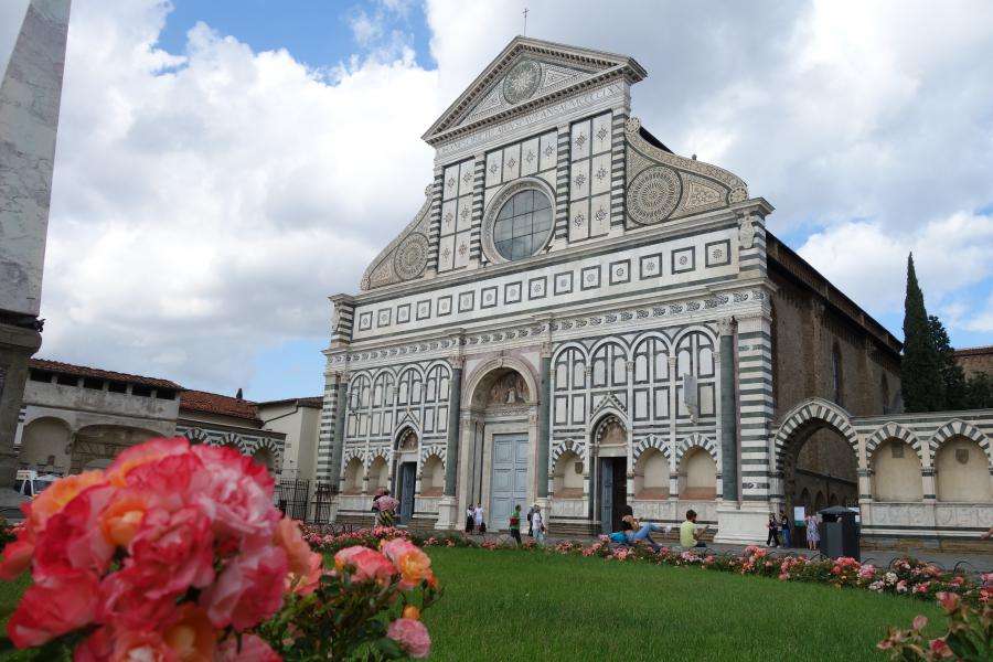 Facciata di Santa Maria Novella a Firenze