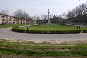 Piazza Ariostea di Ferrara cosa vedere in camper