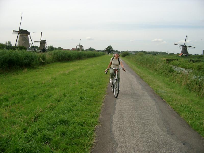 Kinderkijt on the road Olanda in bicicletta
