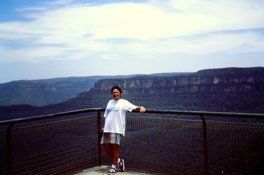 Blue Mountains on the road Australia