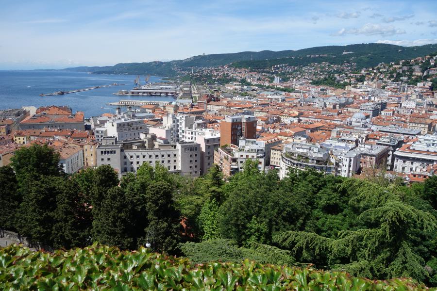 Vista su Trieste dal bastione Veneto