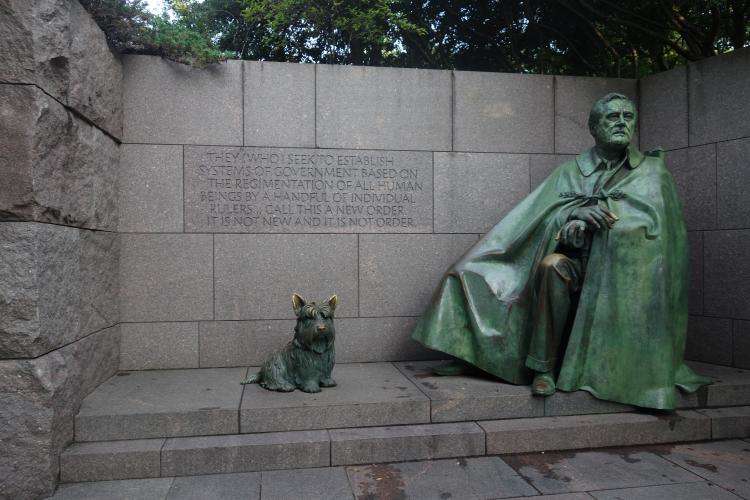 Franklin Delano Roosevelt Memorial cosa vedere Washington