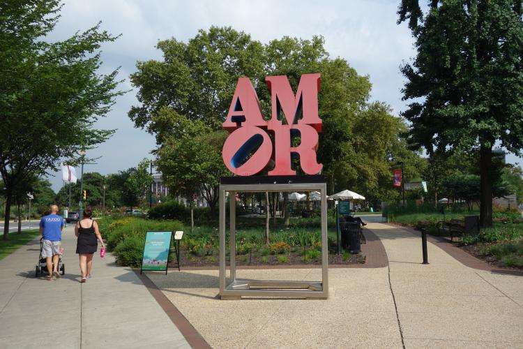AMOR Robert Indiana a Philadelphia cosa vedere