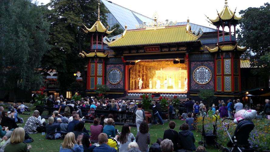 Tivoli Parco di Copenaghen cosa vedere