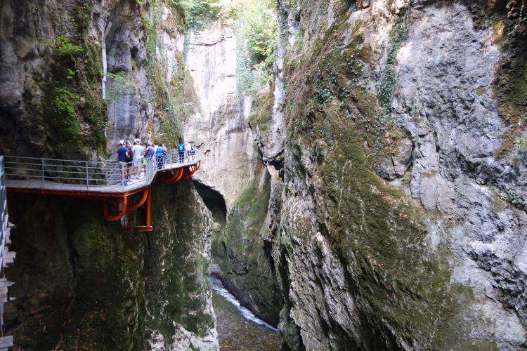 Gorge du Fier cosa vedere Alta Savoia Francia on the road