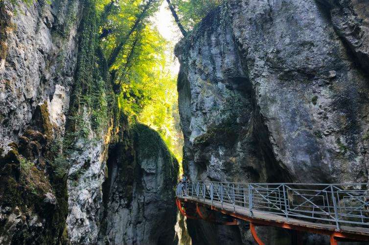 Gorge du Fier cosa vedere Alta Savoia Francia on the road